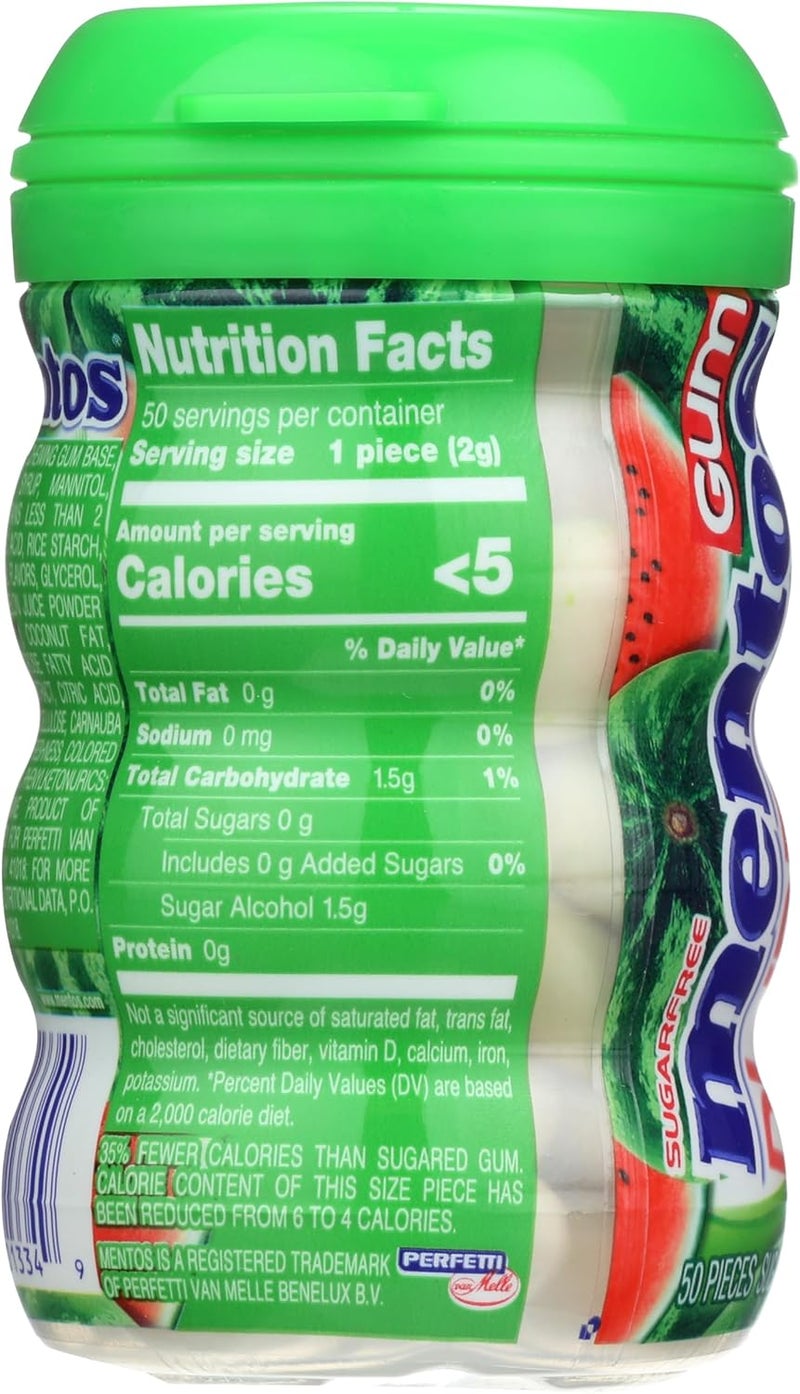 Mentos Pure Fresh Watermelon Sugar-Free Gum - Image 2